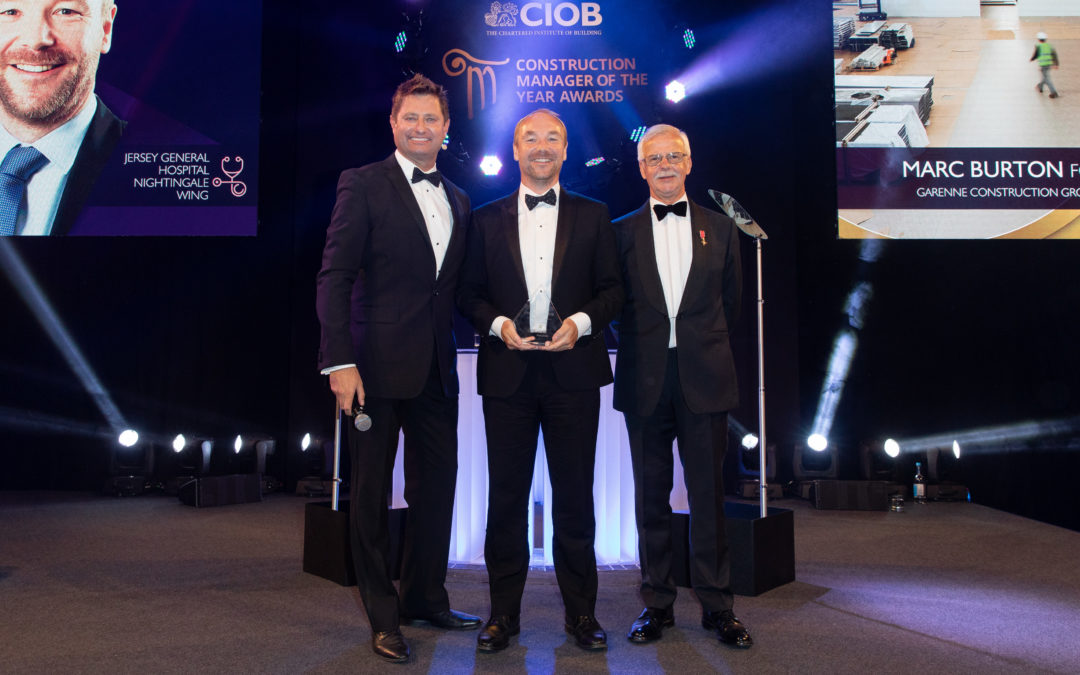 Construction’s most coveted award scooped up by Marc Burton MBE FCIOB