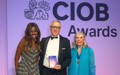 Project Manager Barry Kingscote claims prestigious CIOB CMYA Award