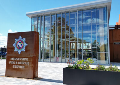 Wates Construction Site Team for the Merseyside Fire and Rescue, Training and Development Academy Project